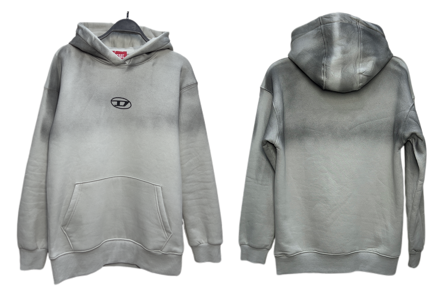 Hoddie Diesel sprayed